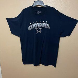 Vintage 90s Nike Dallas Cowboys T-Shirt Size 2X Large Made In USA blue